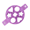 Axyaa Silicone Pancake Maker 7-Hole Nonstick Mold for Family Cooking