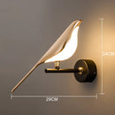 Axyaa Nordic Bird Wall Light 360° Rotation, Rotatable Sconce for Bedroom and Parlor