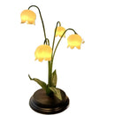 Axyaa Creative Flower Table Lamp LED Resin Living Room Study Desk Light
