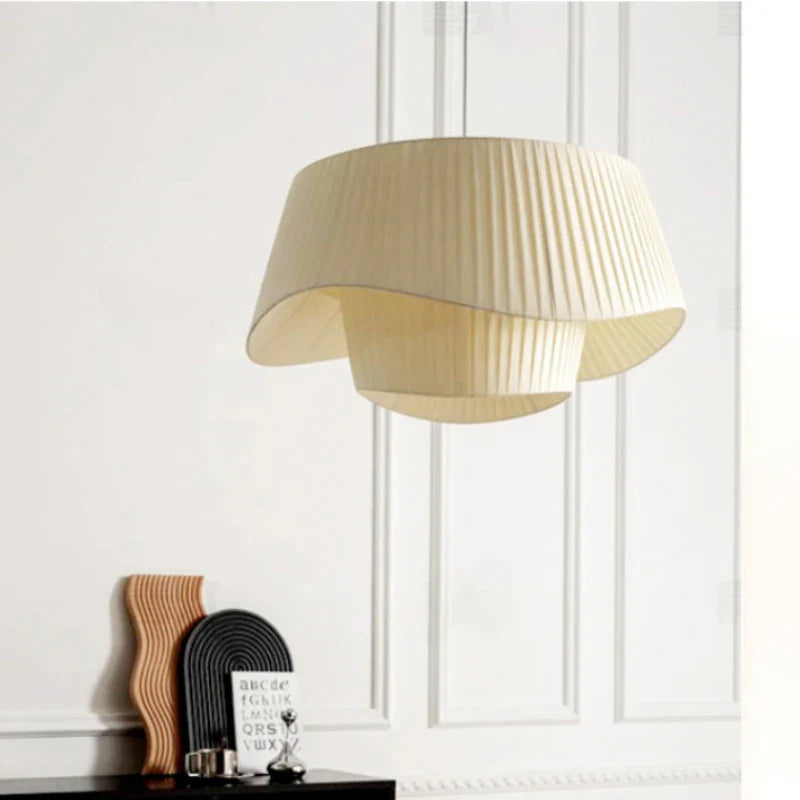 Nordic Style Fabric Chandelier for Home Decor - Axyaa