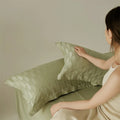 Axyaa Soft Jacquard 100% Cotton Pillowcase Set for Adults - 48x74cm
