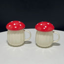 Axya Cute Mushroom Ceramic Mug - Kids Cartoon Water Bottle