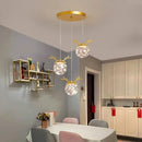 Axyaa Modern Dining Room LED Chandelier Pendant Ceiling Light Fixture