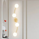 Axyaa Golden Glass Ball Wall Lamp - Modern Minimalist Design for Living Room, Bedroom, Hotel