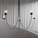 Axyaa Nordic Gravity Chandelier: Modern LED Pendant Lights for Minimalist Loft Decor.