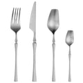 Axyaa Gold Stainless Steel Cutlery Set - Elegant Black Dinnerware Flatware