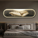 Axyaa LED Feather Wall Lamp for Bedroom Decor