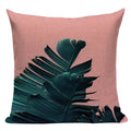 Axyaa Palm Leaves Cushion Cover - Home Decor Accent