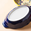 Axyaa 9" Ceramic Egg Baking Pan & Pasta Plate Set