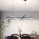 Axyaa Modern Aluminum LED Chandelier for Living Room, Kitchen, Office, Bar