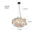 Axyaa Petal LED Pendant Lamp Modern Minimalist Bedroom Hanging Light