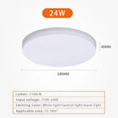 Axyaa Modern LED Circular Ceiling Light for Bedroom Living Room, Ultra-thin 18W-48W