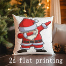 Axyaa Christmas Animal Pattern Pillowcase for Sofa, Bedroom, Car - Rectangular Cushion Cover