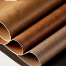 Axyaa Cowhide Grain Leather Placemats: Waterproof, Oilproof, Anti-skid Dinner Mats