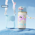 Axyaa Kids Insulated Straw Cup - Stainless Steel Vacuum Flask with Handle