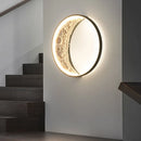 Luxury Nordic Moon LED Wall Lamp by Axyaa - Waterproof Bedroom Lighting