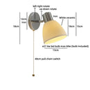 Axyaa LED Wall Lamp Up Down Rotate Modern Nordic White Ceramic Iron Body