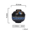 Axyaa Vintage Ceramic Stew Pot with Lid Bowl - 300ml
