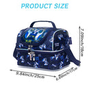 Boys Bento Box Set | Axyaa Lunch Kit with Ice Pack & Stainless Steel Bottle