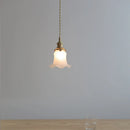 Axyaa Clear Glass LED Pendant Lamp with Copper Socket for Home Décor