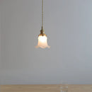 Axyaa Clear Glass Copper Socket LED Pendant Lamp for Home Decoration