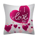 Axyaa Heart Print Cushion Covers Set - 45*45cm