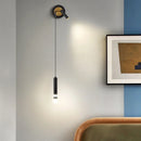 Axyaa Copper Bedside Wall Spotlight: Modern Luxury Reading Lamp