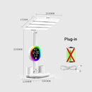 Axyaa Rechargeable Table Lamp with Fan, Clock Display, and LED Light