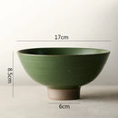 Axyaa Vintage Kiln Coarse Pottery Ramen Salad Dessert Bowl Set