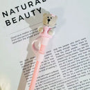 Axyaa Pink Bear Straw Cap for Starbucks 7-8mm Straw - Heat Resistant & Dustproof