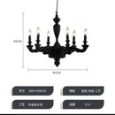 Axyaa Gothic Style LED Chandelier for Elegant Living Room Decor