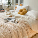 Axyaa Wool Double Blanket - Winter Thick Jacquard Sofa Blanket