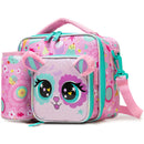 Axyaa Cute Animal Kids Lunch Box Set - Reusable & Leakproof for School Nursery