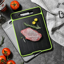 Axyaa 4-in-1 Aluminum Chopping Board with Knife Sharpener & Garlic Grinder