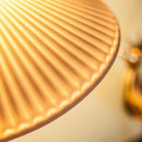 Axyaa Brass Ceramic LED Wall Light Bedside Lamp Modern Copper Arm Nordic style