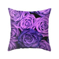 Axyaa Blue Purple Polyester Pillow Case Throw Pillow Cover