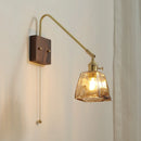 Axyaa Nordic LED Wall Lamp Pull Chain Switch Bathroom Mirror Light Applique Murale