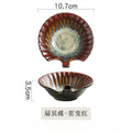 Axyaa Ceramic Shell Bowl with Handle for Home and Restaurant Tableware