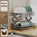 Stainless Steel Plate Holder Kitchen Storage Rack Axyaa
