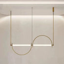 Axyaa Nordic LED Chandelier Pendant Light for Home Office Dining Living Room