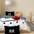 Axyaa Luxe Cotton King Bedding Set with Embroidery - Soft & Skin-Friendly