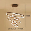 Axyaa Nordic Dining Room Pendant Ceiling Lamp Chandelier for Indoor Lighting