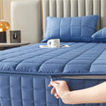 Axyaa Quilted Fitted Mattress Cover with Zipper - All-Inclusive Soft Protector