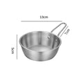 Axyaa Stainless Steel Golden Rice Wine Bowl Set - Seasoning Dishes Snack Cups