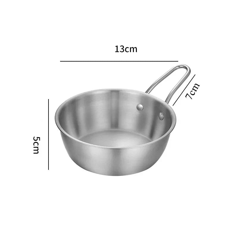 Axyaa Stainless Steel Golden Rice Wine Bowl Set - Seasoning Dishes Snack Cups