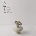 Ceramic White Flower Pot Vases by Axyaa