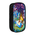 Axyaa Wonderland Pencil Case: Large Storage Bag for School or Cosmetics