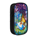 Axyaa Wonderland Pencil Case: Large Storage Bag for School or Cosmetics
