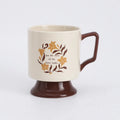 Axyaa Ceramic Tall Milk Mug - Creative Breakfast Coffee Cup