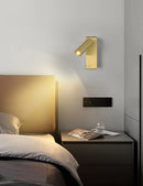 Axyaa Modern Rotatable LED Wall Sconce Lamp for Bedroom Bedside Hotel